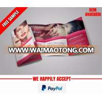 Cosmetic product brochure printing in bulk