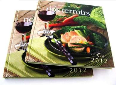 Full Color Case Binding Cook Book Printing Service (jhy-011)